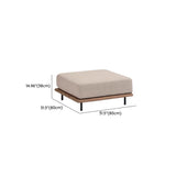 Elegant Waterproof Curved Patio Sofa Set with Cushions #size