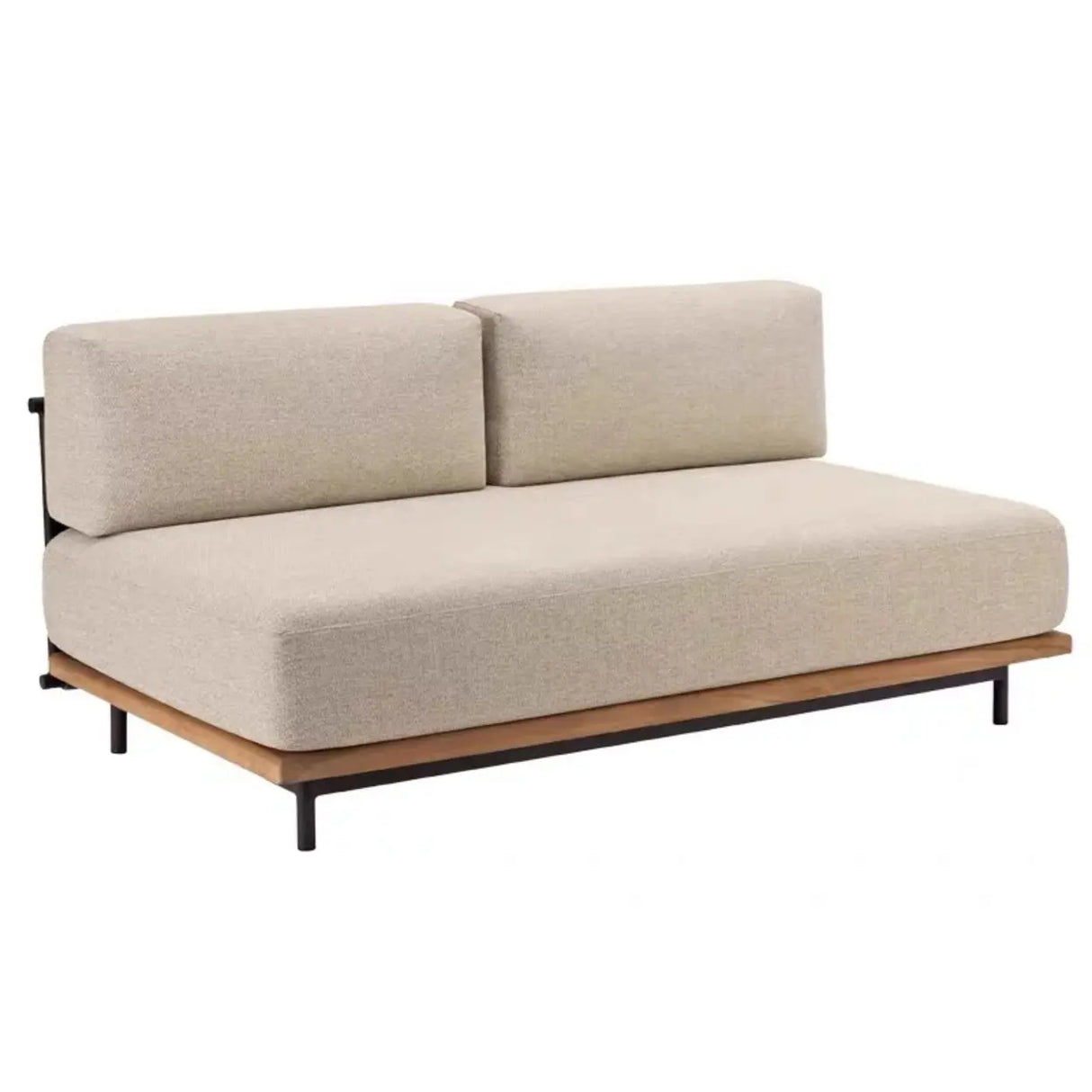 Elegant Waterproof Curved Patio Sofa Set with Cushions Image - 2