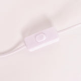Elegant White Flower-Shaped Living Room Floor Lamp Image - 11