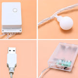 Elegant White Globe Dimmable String Lights Bulbs Image - 10