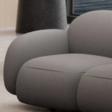 Elegant White Sherpa Tight Back Foam Fill Loveseat Image - 21