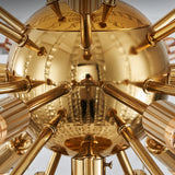Empire Crystal Gold Sputnik Large Foyer Chandelier Image - 14