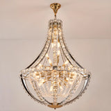 Empire Crystal Gold Sputnik Large Foyer Chandelier Image - 3