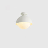 Entrance Mini Black Ball Semi-Flush Mount Ceiling Light Image - 12