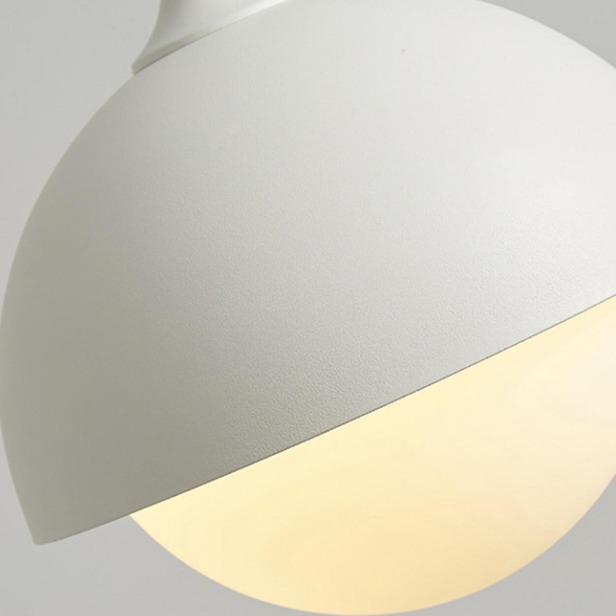 Entrance Mini Black Ball Semi-Flush Mount Ceiling Light Image - 9