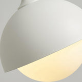 Entrance Mini Black Ball Semi-Flush Mount Ceiling Light Image - 9