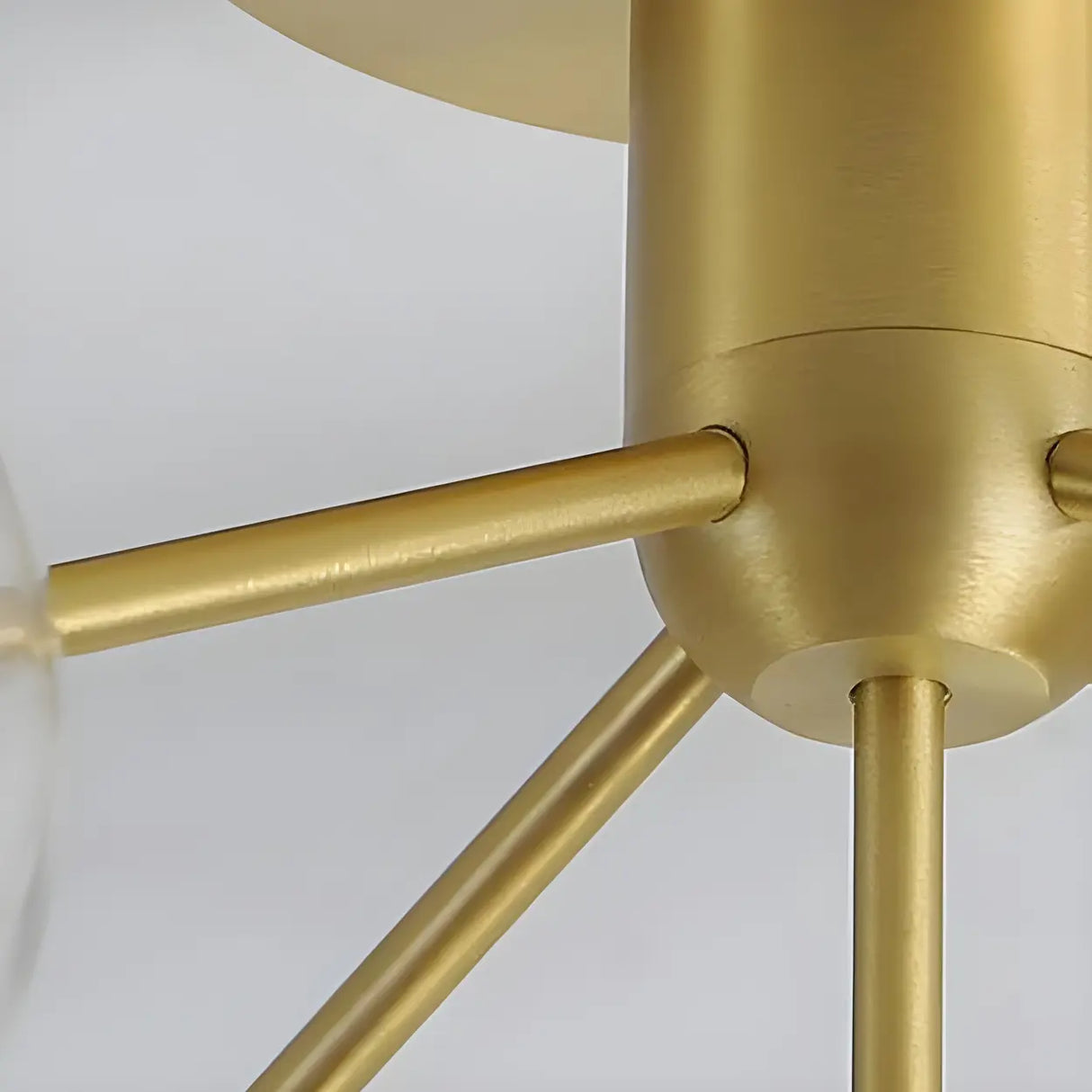 Entrance Mini Firefly Glass Semi-Flush Mount Lamp 5-Bulb Image - 9