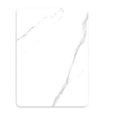 Entry Double Pedestal Acrylic Marble Top Console Table Image - 8