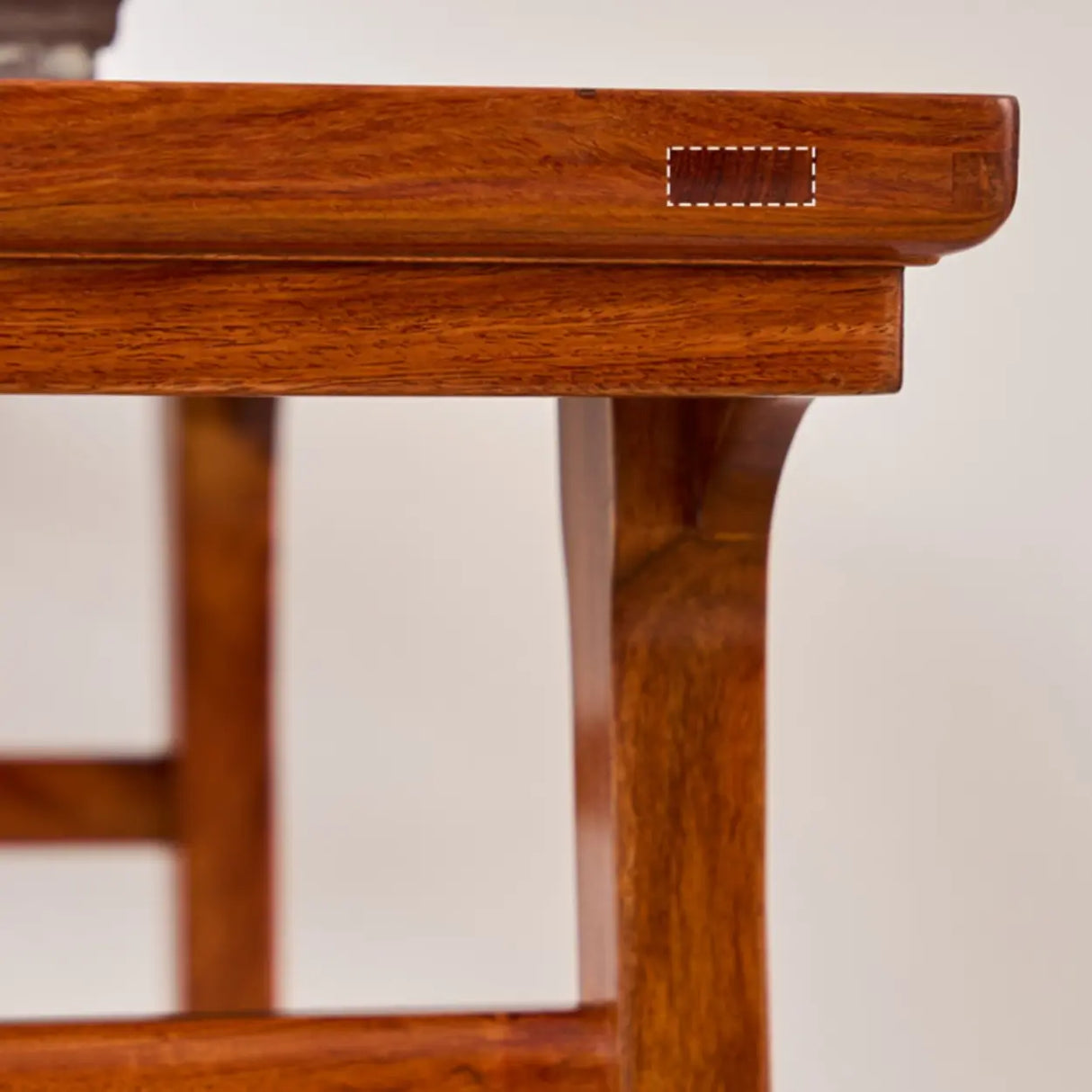 Entryway Oriental Rectangular Wood Brown Console Table Image - 10