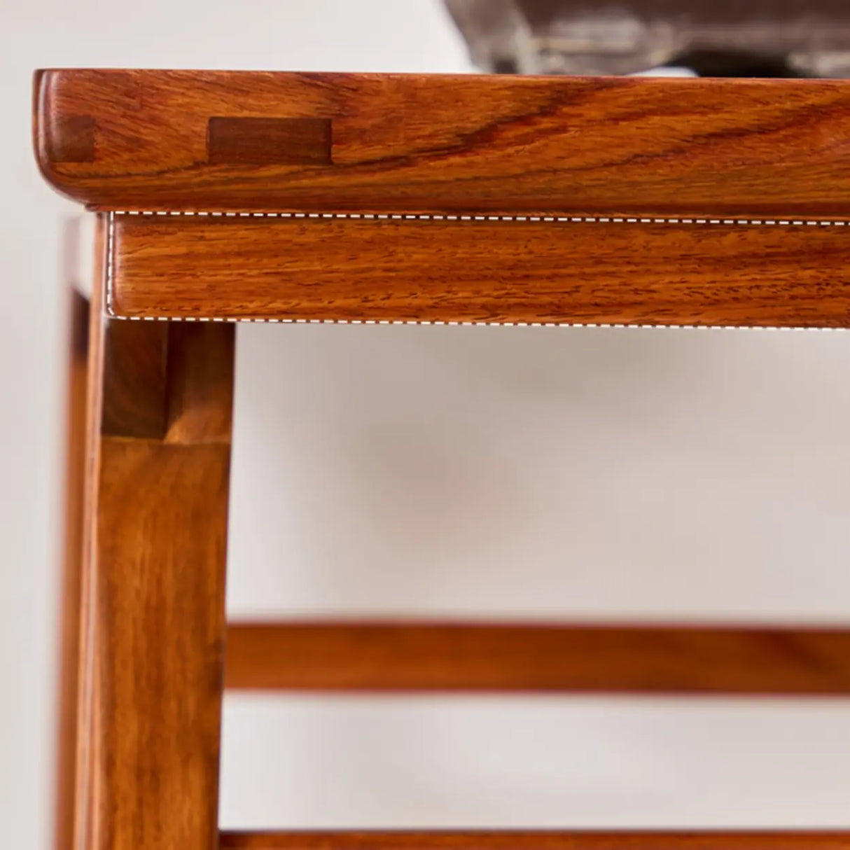 Entryway Oriental Rectangular Wood Brown Console Table Image - 11