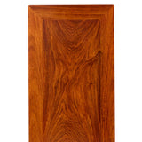Entryway Oriental Rectangular Wood Brown Console Table Image - 8