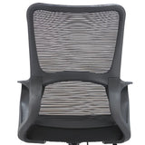 Ergonomic Adjustable Mesh Mid-Back Office Chair with Wheels Image - 5