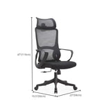 Ergonomic Adjustable Mesh Mid-Back Office Chair with Wheels Image - 8