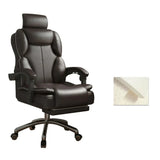 Ergonomic Adjustable Reclining Office Chair with Headrest Image - 14