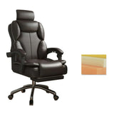 Ergonomic Adjustable Reclining Office Chair with Headrest Image - 22