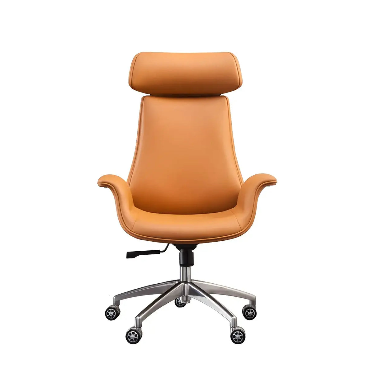Ergonomic Adjustable Swivel Leather Executive Office Chair Image - 11