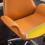 Ergonomic Adjustable Swivel Leather Executive Office Chair Image - 13