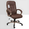Ergonomic Black Adjustable Leather Swivel Office Chair Image - 3