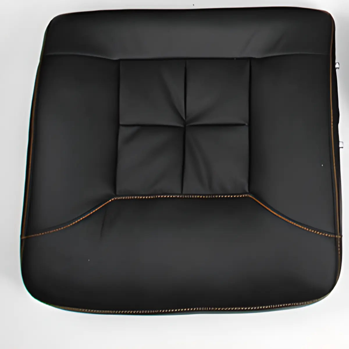 Ergonomic Black Adjustable Leather Swivel Office Chair Image - 6