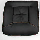 Ergonomic Black Adjustable Leather Swivel Office Chair Image - 6