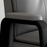 Ergonomic Black Steel Modern Leather Office Chairs Image - 11