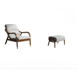 Ergonomic Coffee Sewn Pillow Back Reclining Arm Chair Image - 9