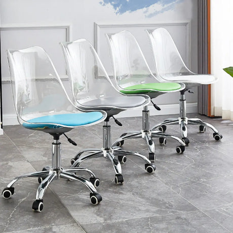 Ergonomic Faux Leather Seating Office Chair with Wheels Image - 1