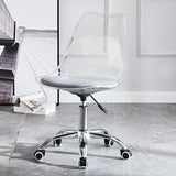 Ergonomic Faux Leather Seating Office Chair with Wheels Image - 3
