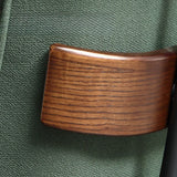 Ergonomic Green Tufted Back Spider Base Side Chair Image - 8