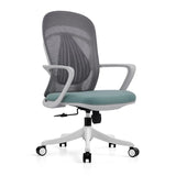 Ergonomic Mesh Back Grey Adjustable Arms Office Chair Image - 3