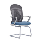 Ergonomic Mesh Back Grey Adjustable Arms Office Chair Image - 5