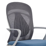 Ergonomic Mesh Back Grey Adjustable Arms Office Chair Image - 6