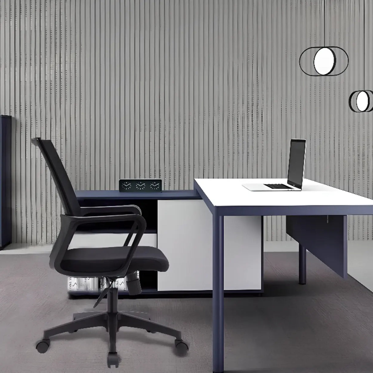 Ergonomic Mesh Black Adjustable Comfort Office Chair Image - 14