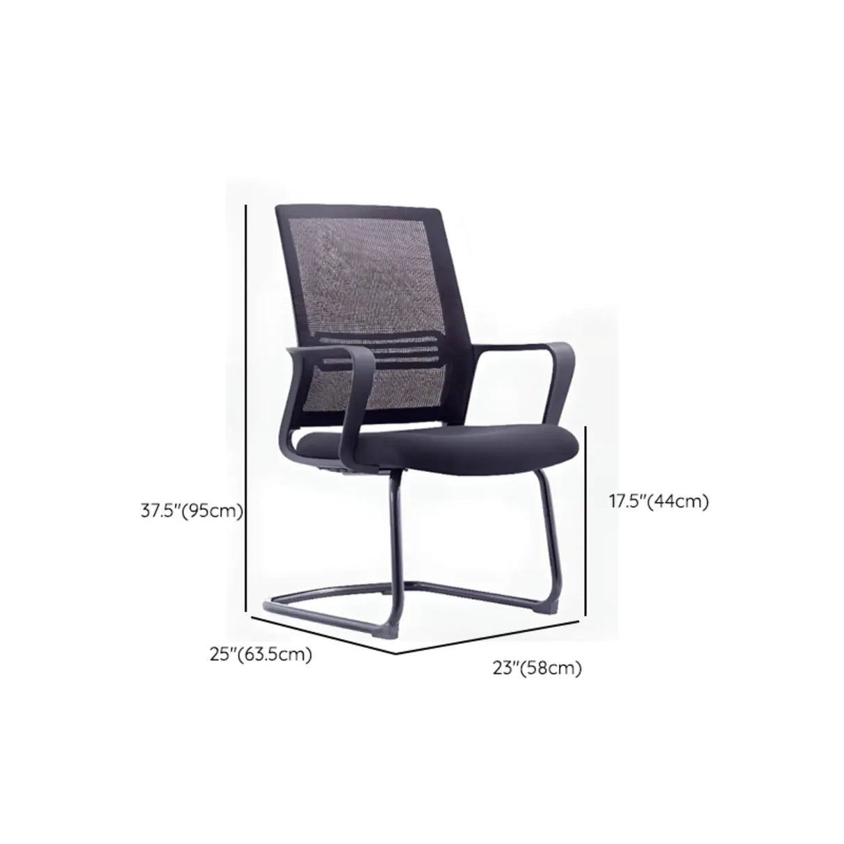 Ergonomic Mesh Black Adjustable Comfort Office Chair 