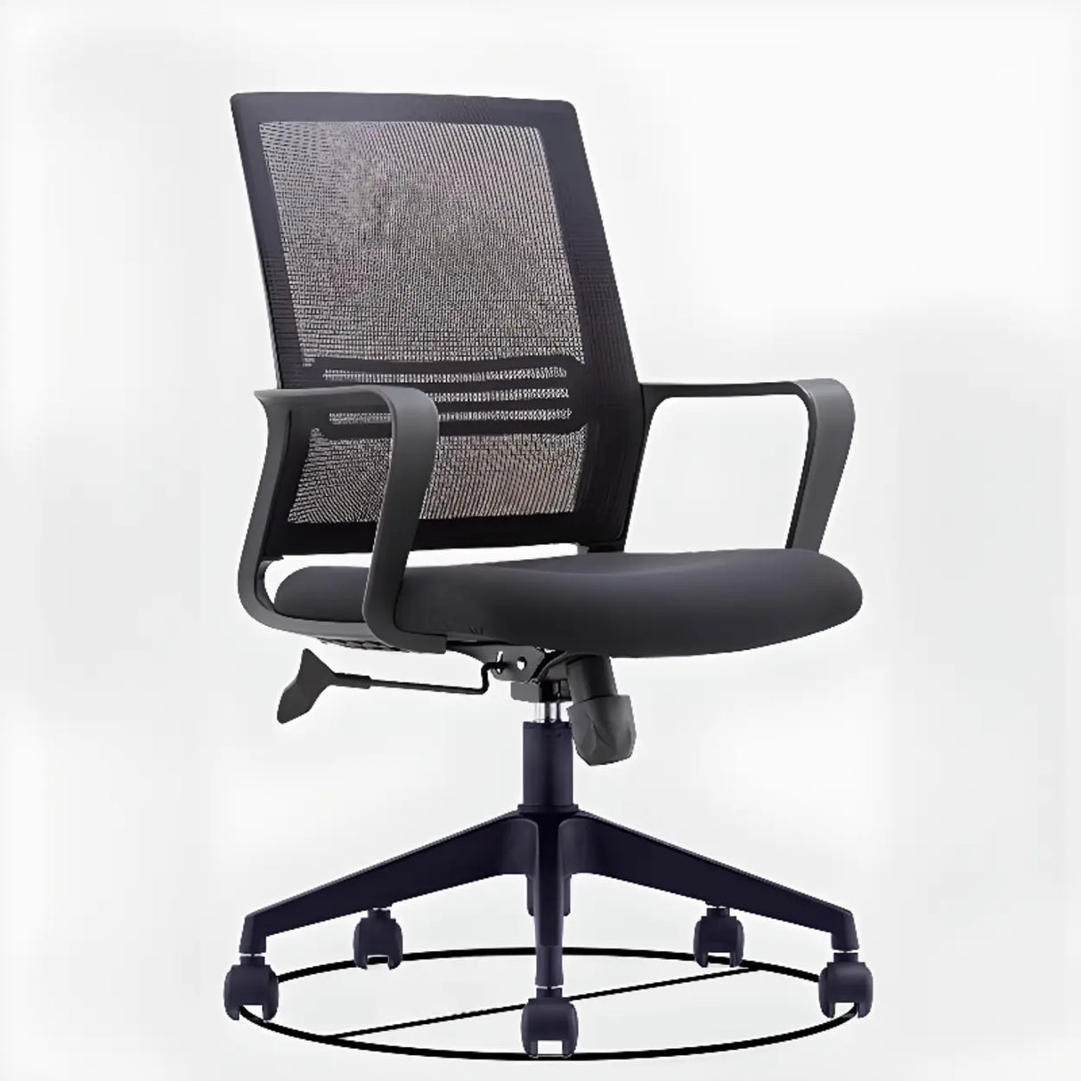 Ergonomic Mesh Black Adjustable Comfort Office Chair Image - 7