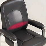 Ergonomic Metal Legs Modern Padded Leather Office Chair Image - 12