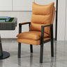 Ergonomic Modern Blue High-Back Padded Office Chair Image - 11