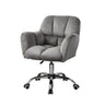 Ergonomic Plush Velvet Swivel Office Green Chairs Image - 2