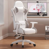 Ergonomic Racer Swivel Gaming Office Chair With Headrest Image - 13