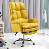 Ergonomic Recliner Pink High Back Adjustable Task Chair Image - 11