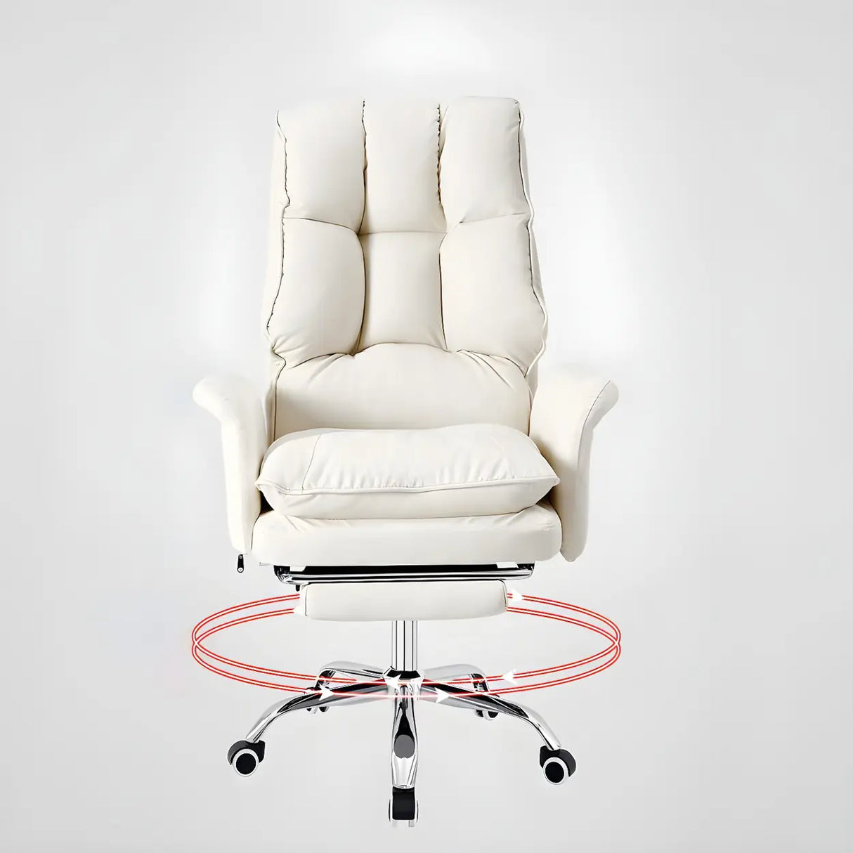 Ergonomic Recliner Pink High Back Adjustable Task Chair Image - 19