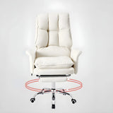 Ergonomic Recliner Pink High Back Adjustable Task Chair Image - 19