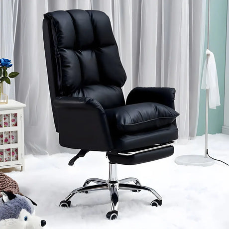 Ergonomic Recliner Pink High Back Adjustable Task Chair Image - 2