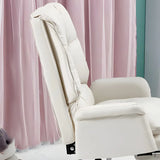 Ergonomic Recliner Pink High Back Adjustable Task Chair Image - 8