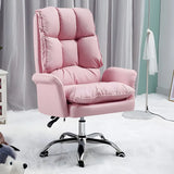 Ergonomic Recliner Pink High Back Adjustable Task Chair Image - 9