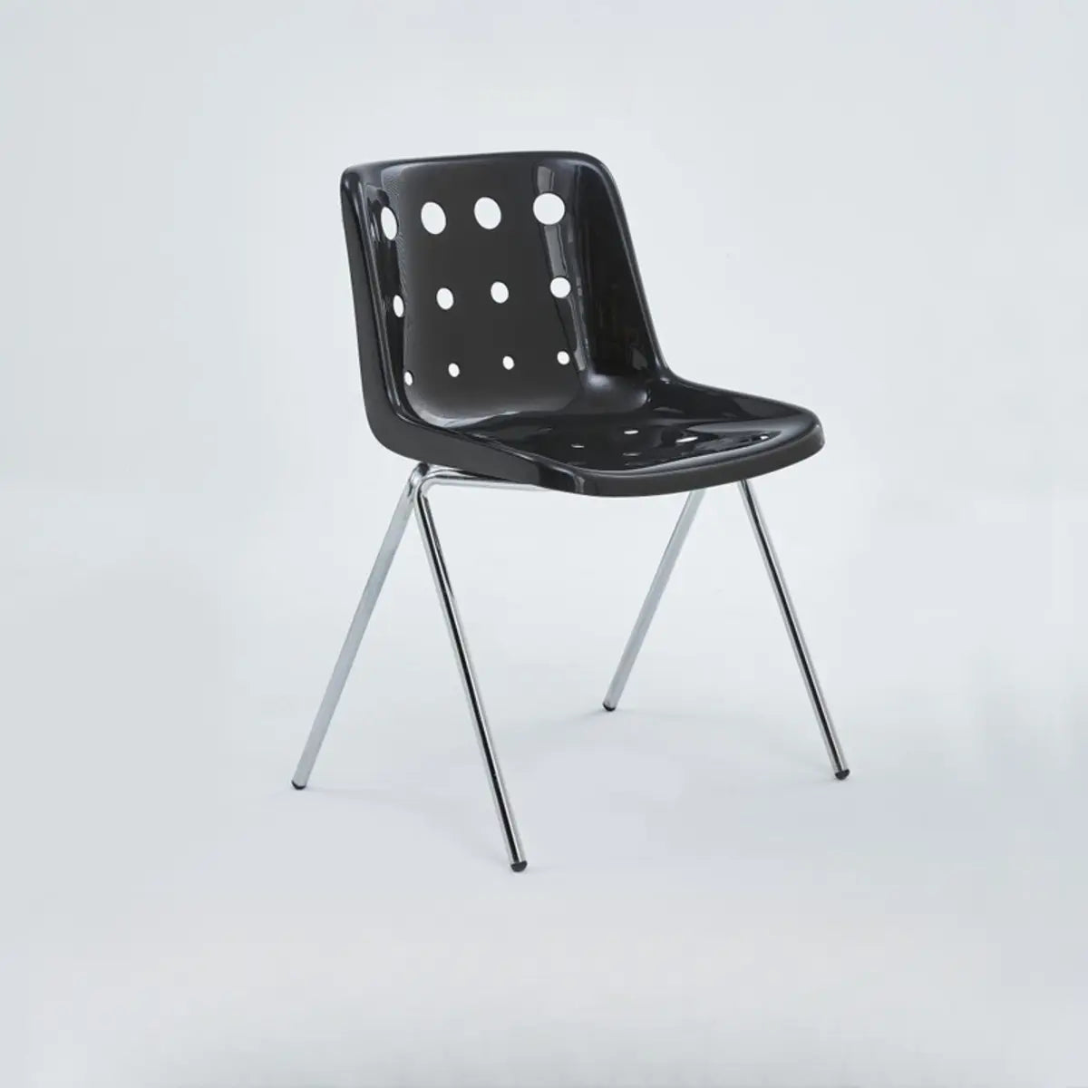 Ergonomic Sand Color Metal Base Polymer Office Chair Image - 11