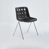 Ergonomic Sand Color Metal Base Polymer Office Chair Image - 11