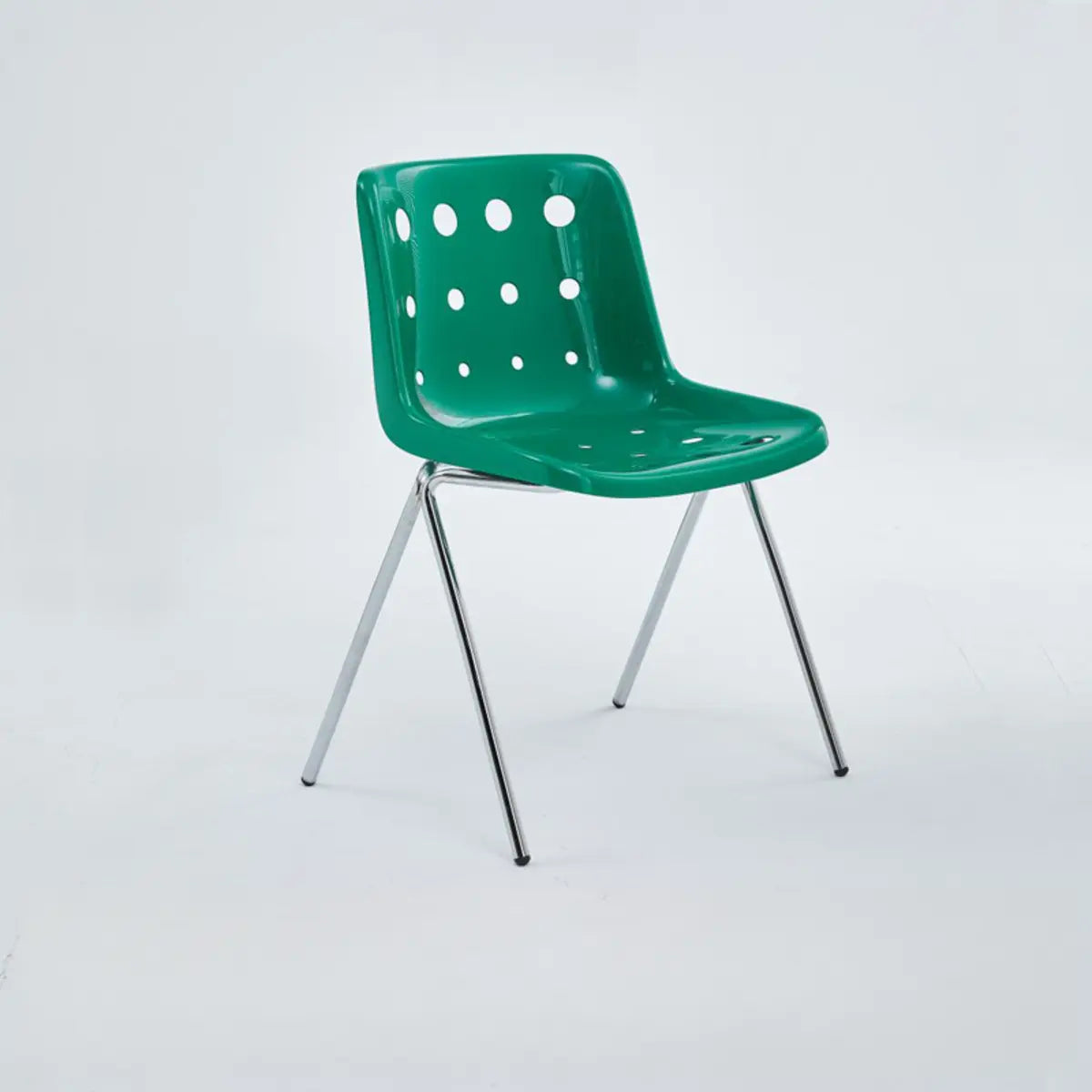 Ergonomic Sand Color Metal Base Polymer Office Chair Image - 3