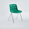Ergonomic Sand Color Metal Base Polymer Office Chair Image - 3