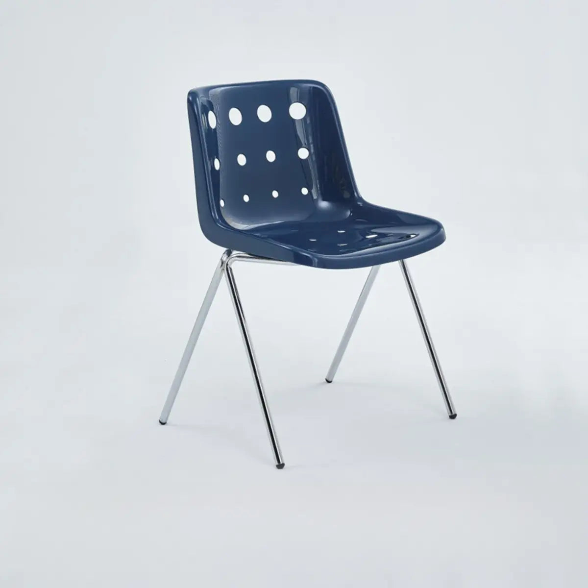 Ergonomic Sand Color Metal Base Polymer Office Chair Image - 5